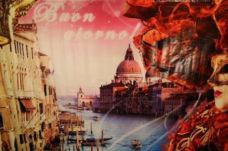 Аренда венецианского баннера, Прокат баннера венеция для вечеринки Венецианский карнавал